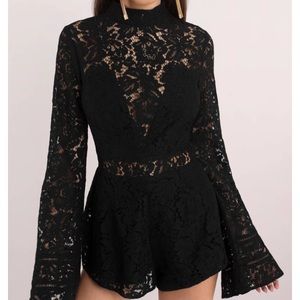 Black lace romper Tobi size small
